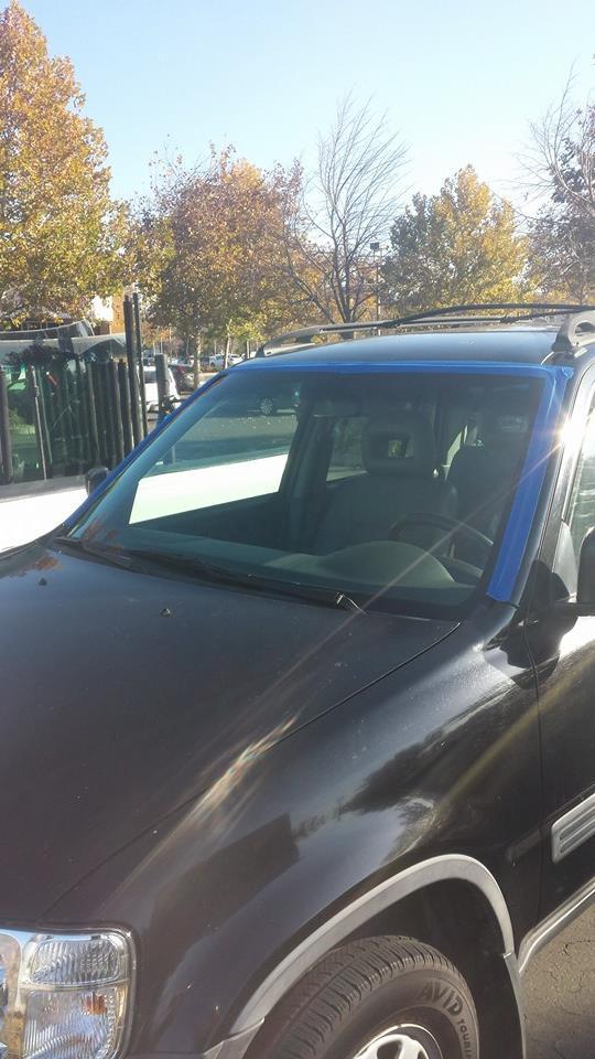 After a completed auto glass repair shop project in the area